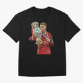 Cristiano Ronaldo Oversized T-Shirt Show Love for Legendary Goals in Match Day Hype around FIFA World Cup 2026, CR7, France and Portugal, Game Day Rituals, Football Legends, Country Pride and the Road to the Final; Made for Collectors Who Enjoy