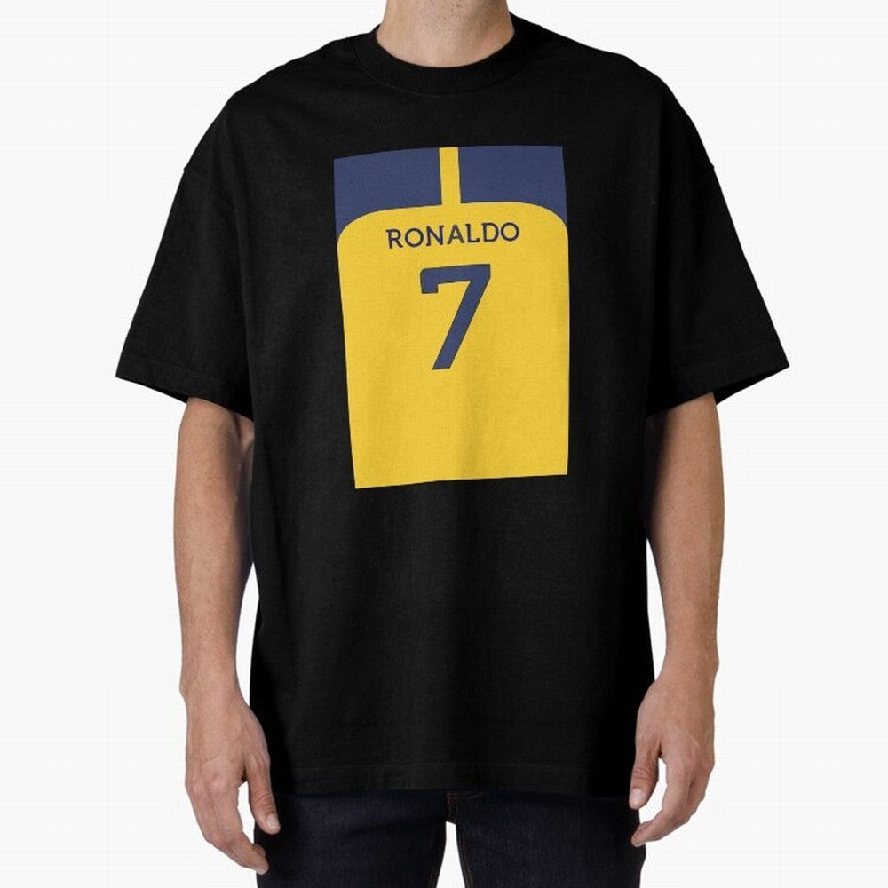 Cristiano Ronaldo Al Nassr Oversized T-Shirt Show Your Love for FIFA World Cup 2026 USA Canada Mexico Inspired by Mbappe, England, France and Netherlands Energy, Football Passion, Legendary Performances, Festival Vibes and Supporter Community;