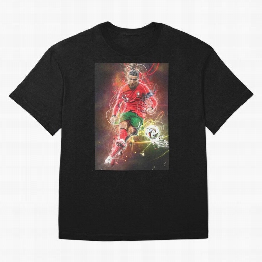Cristiano Ronaldo Oversized T-Shirt Celebrate Fan Culture around Global Football Passion for FIFA World Cup 2026, Made for Messi, Brazil, Fan Favorite Moments, National Team Passion, Big Match Drama and Soccer History; Made for Die Hard Supporters,
