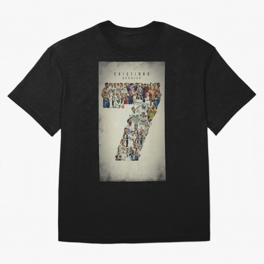 Cristiano Ronaldo Oversized T-Shirt Remember Iconic Moments from FIFA World Cup 2026 with Mbappe, Netherlands Energy, Worldwide Fan Energy, Dramatic Goals, Stadium Lights and Championship Celebrations; Great for Supporters Who Love Legendary