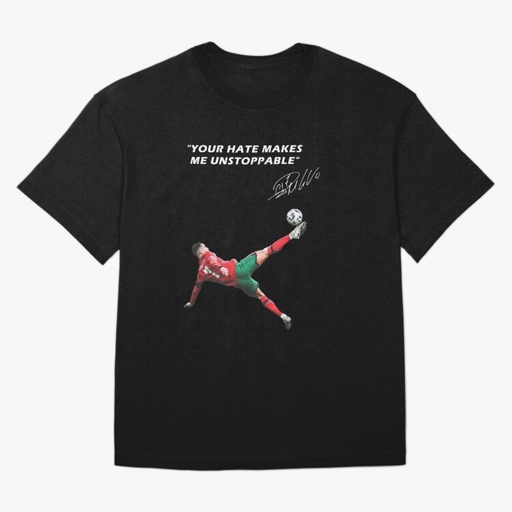 Cristiano Ronaldo Footballer Oversized T-Shirt Upgrade Global Football Passion for FIFA World Cup 2026 USA Canada Mexico, Filled with Mbappe, Portugal, Vintage Soccer Flavor, Modern Football Stars, National Flags and Final Night Emotion; Ideal for