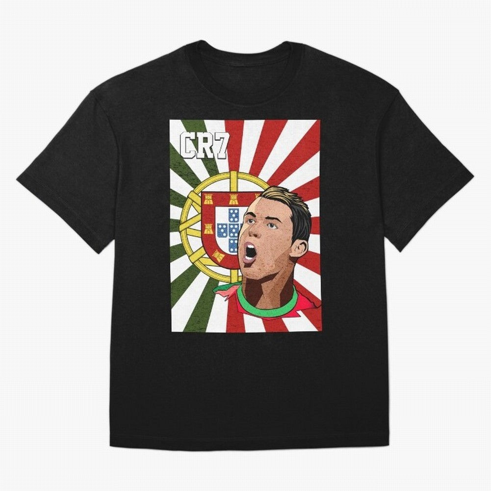 Cristiano Ronaldo 7 Oversized T-Shirt Step into the FIFA World Cup 2026 Group Stage Journey through CR7 Highlights, England Pride, Championship Spirit, Famous Goals, Roaring Crowds and International Football Unity; Ideal for Fans Who Follow Messi,