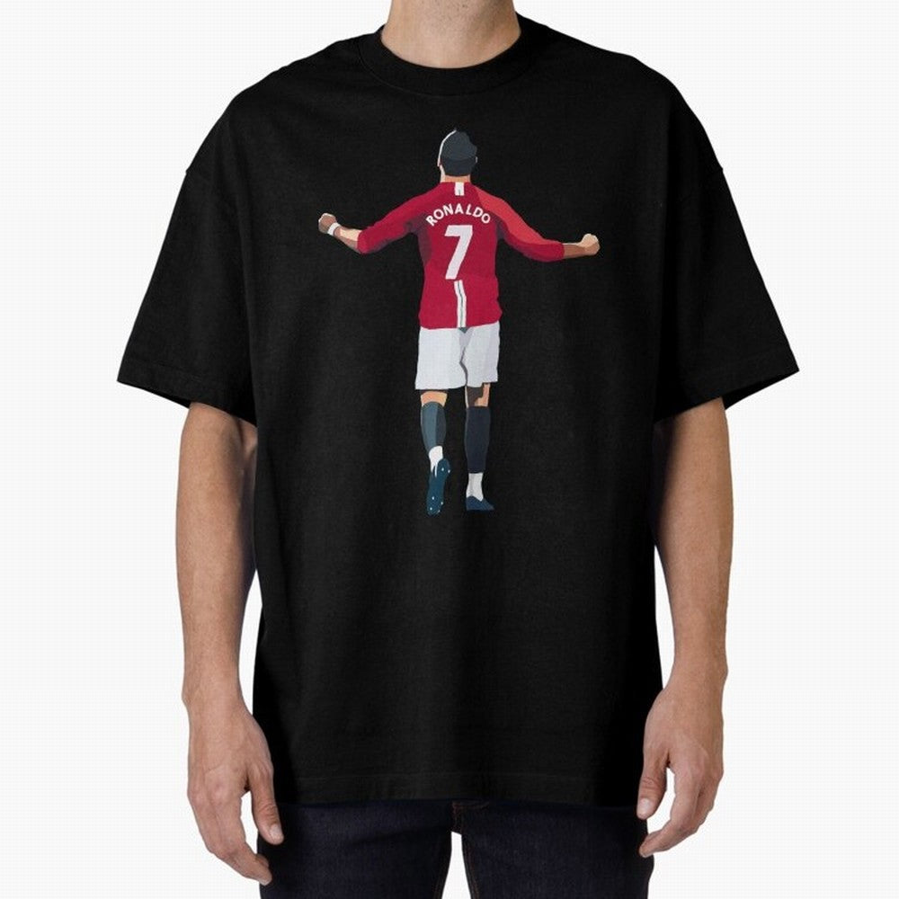 Cristiano Ronaldo Active Oversized T-Shirt Represent Football Lovers during FIFA World Cup 2026 for Fans of CR7 and Netherlands, Bringing Fan Favorite Moments, National Team Passion, Big Match Drama and Soccer History; Made for Collectors Who Enjoy