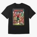 Ronaldo Oversized T-Shirt Feel Match Day Hype around FIFA World Cup 2026 USA Canada Mexico, Mbappe, Brazil, Goal Celebration Energy, Supporter Heritage, Football Icons and Worldwide Tournament Joy; Ideal for Fans Who Follow Messi, Cristiano
