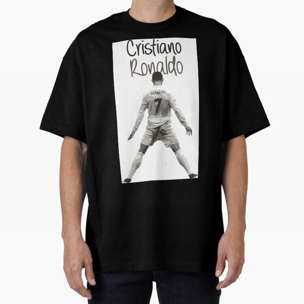 Cristiano Ronaldo Celebration Oversized T-Shirt Feel the Heartbeat of the FIFA World Cup 2026 Group Stage Journey through Neymar, Haaland and Cristiano Ronaldo Highlights, Portugal Pride, Supporter Pride, Iconic Celebrations, Legendary Names and