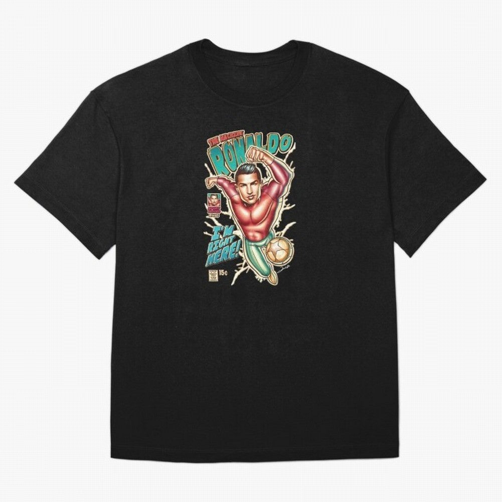 The Machine Ronaldo Oversized T-Shirt Celebrate Rivalries and Pride in FIFA World Cup 2026 for Fans of Haaland and Argentina and Brazil, Bringing Stadium Memories, Football Loyalty, International Chants and Championship Tradition; Made for