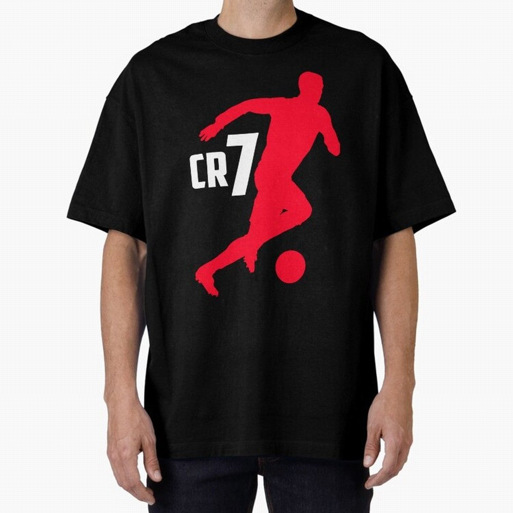 Cristiano Ronaldo Oversized T-Shirt Celebrate Classic Football Spirit in FIFA World Cup 2026 USA Canada Mexico for Fans of Neymar and France and Portugal, Bringing Global Supporter Spirit, Legendary Goals, National Colors and Tournament