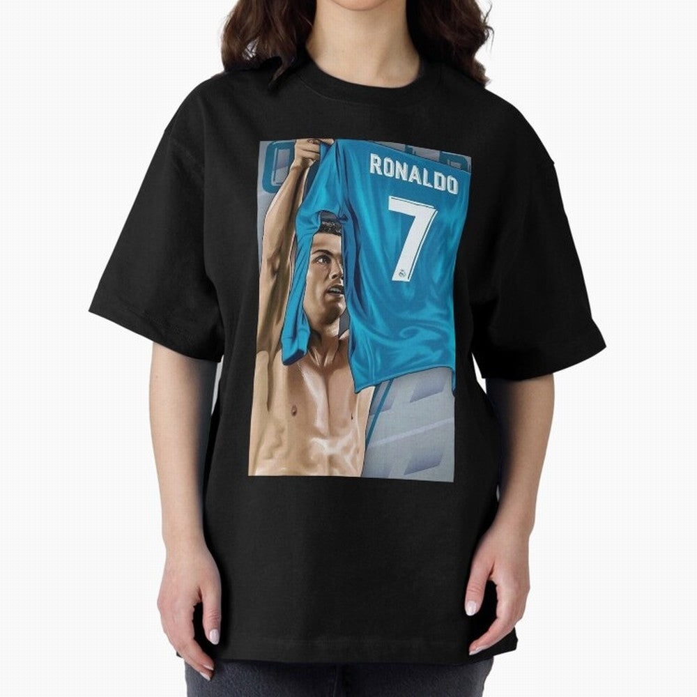 Cristiano Ronaldo Oversized T-Shirt Bring Home FIFA World Cup 2026 USA Canada Mexico Driven by Haaland and Mbappe, Netherlands Energy, Sports Nostalgia, International Competition, Famous Players and Unforgettable Victories; Ideal for Passionate