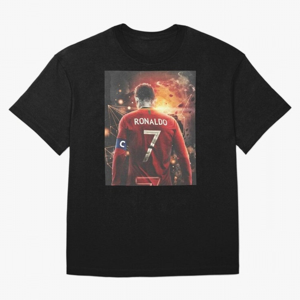 Cristiano Ronaldo Art iPad Case _amp_ Skin Oversized T-Shirt Bring Home Global Football Passion for FIFA World Cup 2026 USA Canada Mexico, Inspired by Mbappe, England and Germany, Stadium Memories, Football Loyalty, International Chants and