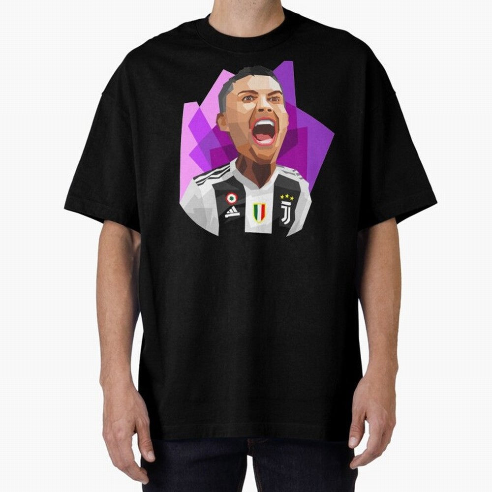Cristiano Ronaldo Amazing Ronaldo Oversized T-Shirt Fuel FIFA World Cup 2026 for Fans of Mbappe and Neymar and Spain and Netherlands, Bringing Championship Spirit, Famous Goals, Roaring Crowds and International Football Unity; Perfect for Fans,