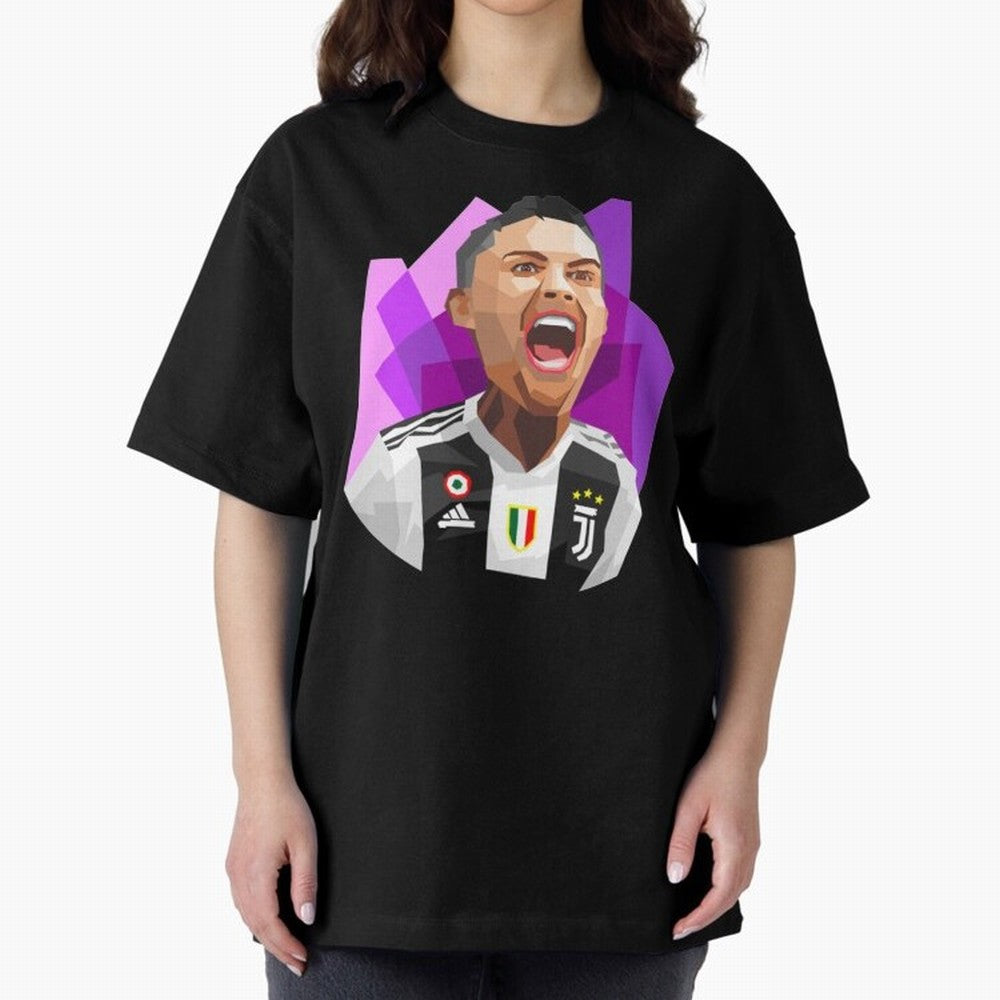 Cristiano Ronaldo Amazing Ronaldo Oversized T-Shirt Fuel FIFA World Cup 2026 for Fans of Mbappe and Neymar and Spain and Netherlands, Bringing Championship Spirit, Famous Goals, Roaring Crowds and International Football Unity; Perfect for Fans,