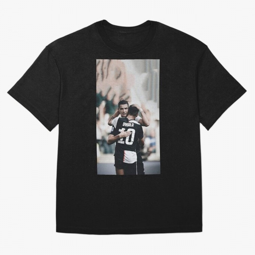 ronaldo with dybala Oversized T-Shirt Celebrate Every Goal in FIFA World Cup 2026 USA Canada Mexico with Mbappe and Neymar, Portugal, Spain and Germany Energy, Sports Nostalgia, International Competition, Famous Players and Unforgettable Victories;