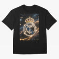 Bernab¨¦u Oversized T-Shirt Celebrate Soccer Greatness during FIFA World Cup 2026 Celebrating Haaland and Mbappe, Brazil Energy, Vintage Soccer Flavor, Modern Football Stars, National Flags and Final Night Emotion; Ideal for Fans Who Follow Messi,