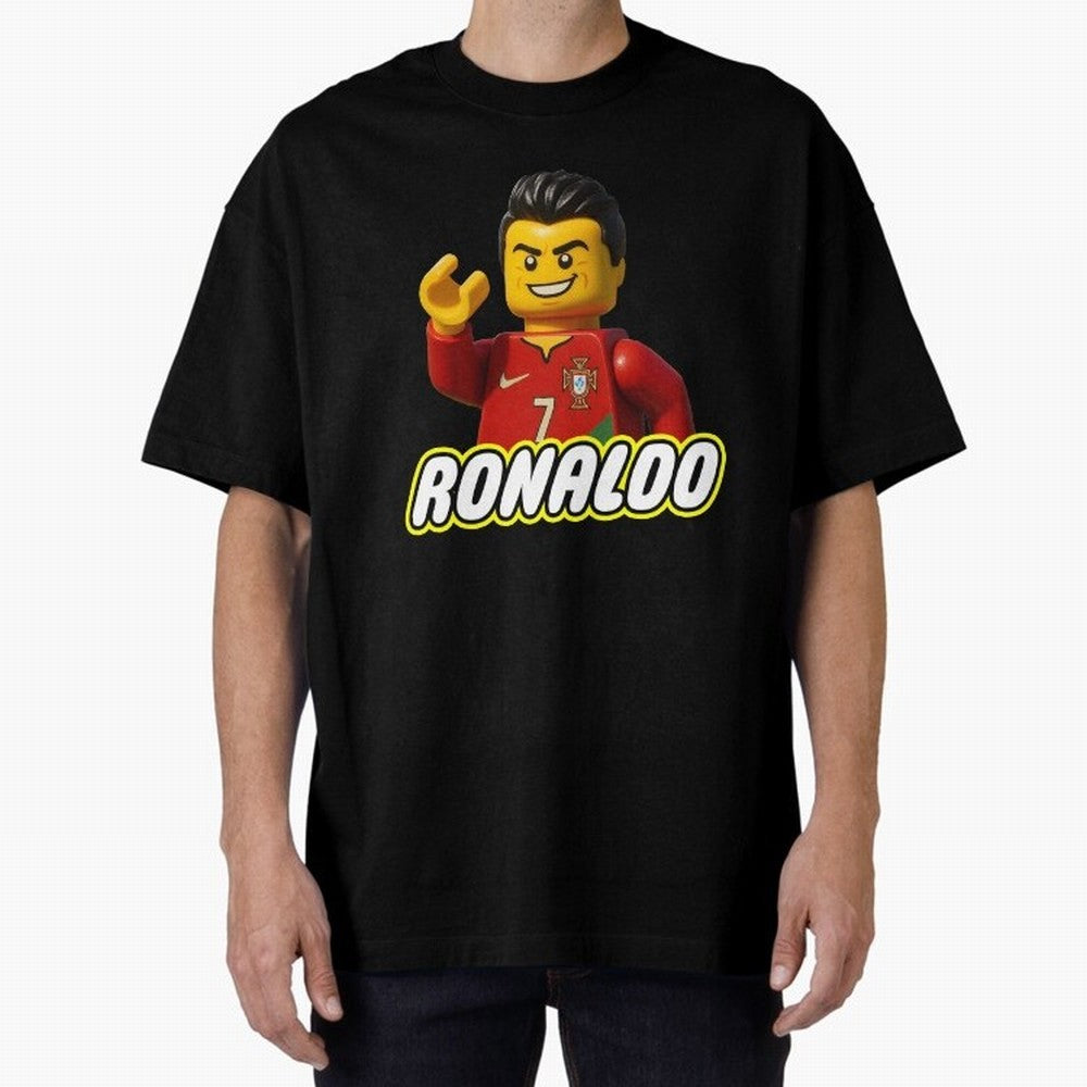 Block CR7 Oversized T-Shirt Celebrate Rivalries and Pride in FIFA World Cup 2026 Group Stage Spirit, Centered on England, France and Netherlands, Messi, Soccer Culture, Superstar Moments, National Team Dreams and Competitive Fire; Ideal for Fans