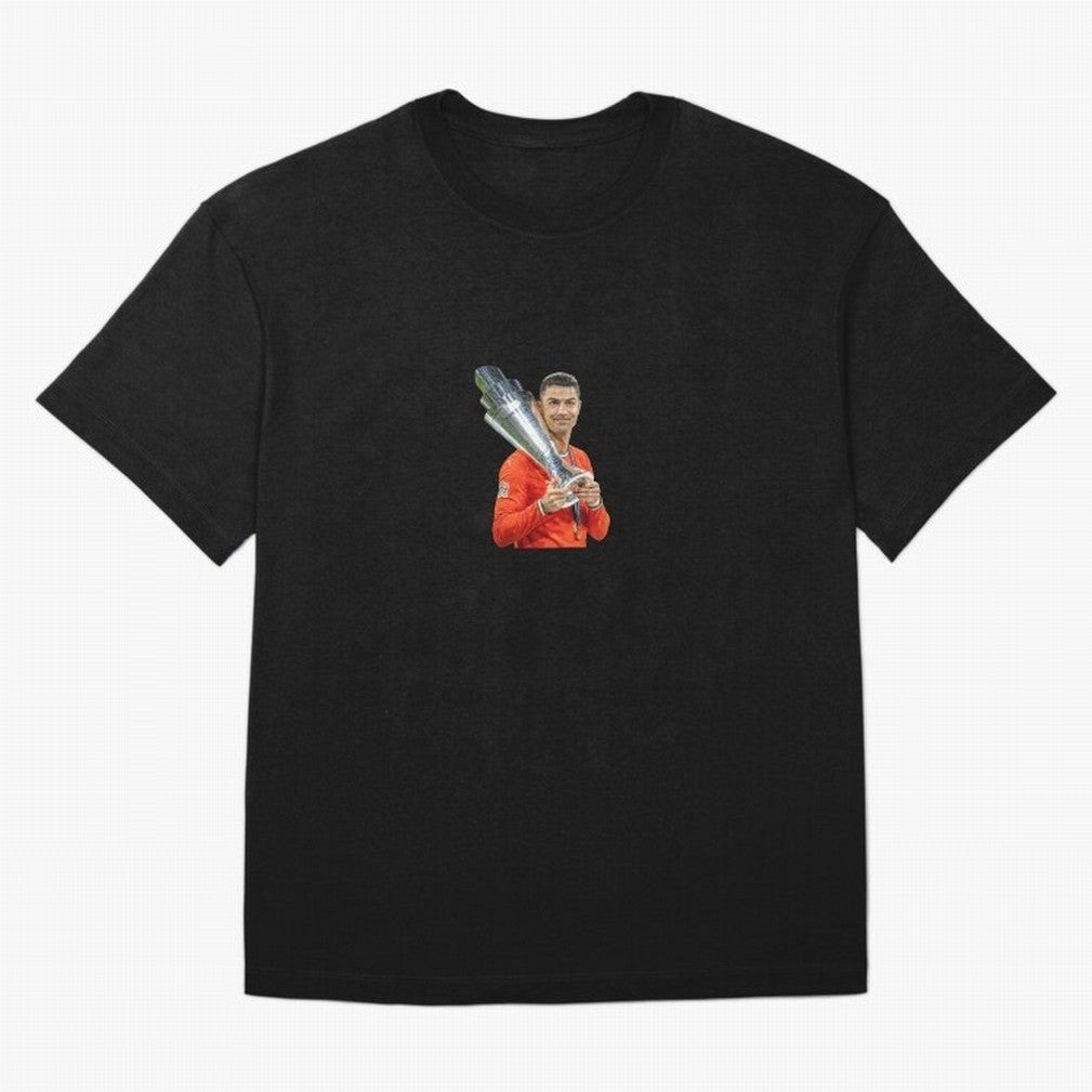 CR7 - Portugal Oversized T-Shirt Honor Champions and Dreams in FIFA World Cup 2026 Centered on Neymar, Haaland and Cristiano Ronaldo, England and Germany Energy, Worldwide Fan Energy, Dramatic Goals, Stadium Lights and Championship Celebrations;