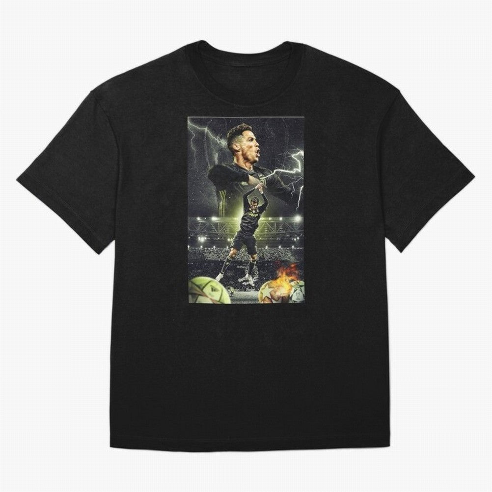 Ronaldo Illustration iPhone Case Oversized T-Shirt Join the Global Buzz around Match Day Hype around FIFA World Cup 2026 USA Canada Mexico, Cristiano Ronaldo, Haaland and CR7, England, France and Netherlands, Stadium Chants, National Pride, Trophy