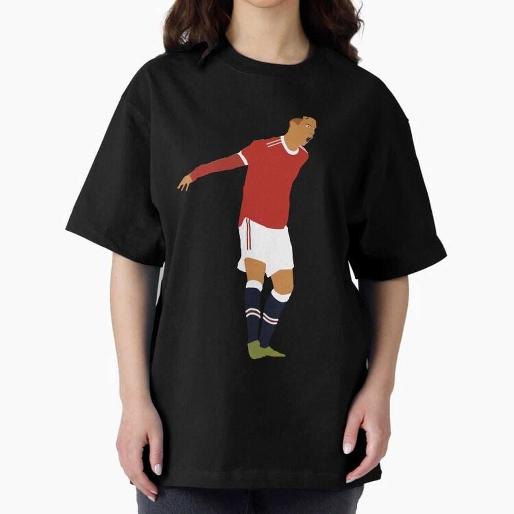 Cristiano Ronaldo Manchester United Oversized T-Shirt Show Match Day Excitement for the FIFA World Cup 2026 Group Stage Journey through Cristiano Ronaldo Highlights, Argentina and Brazil Pride, Supporter Pride, Iconic Celebrations, Legendary Names