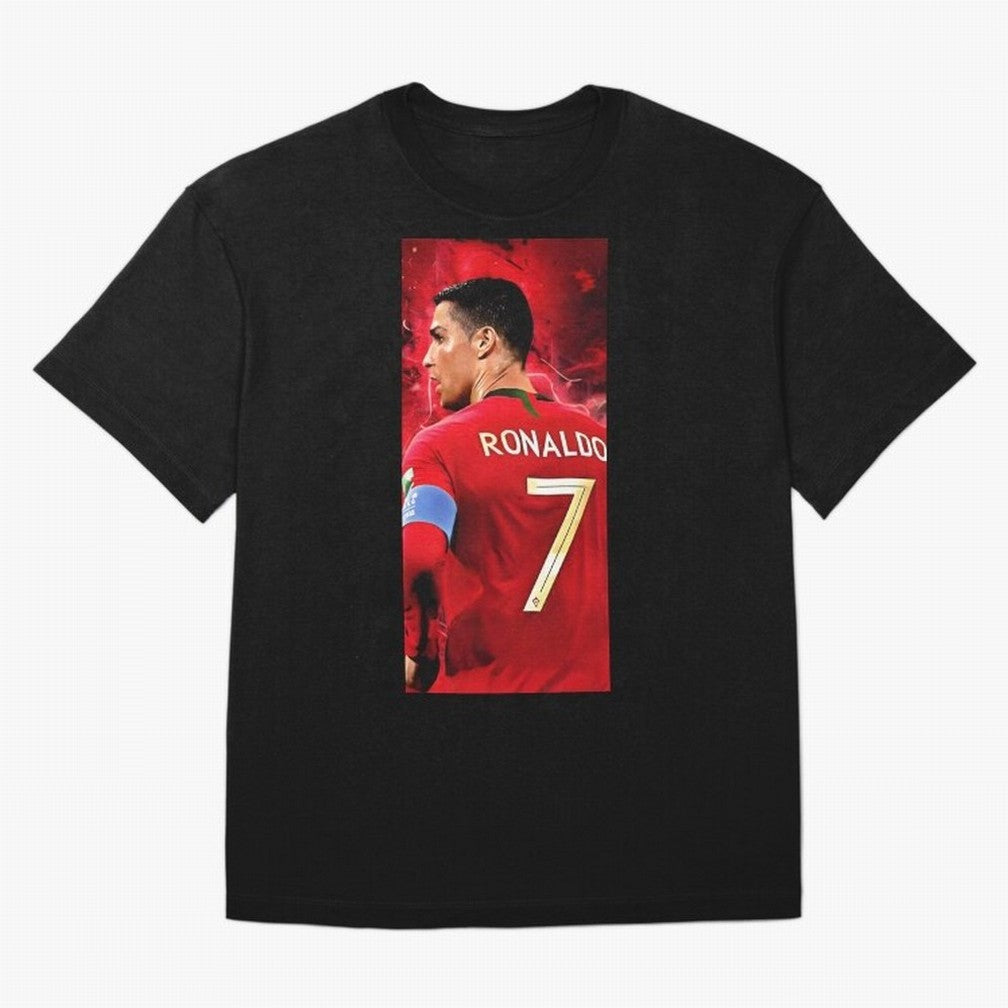 Cristiano Ronaldo Oversized T-Shirt Follow FIFA World Cup 2026 USA Canada Mexico for Fans of Messi and Cristiano Ronaldo and England, France and Netherlands, Bringing Supporter Pride, Iconic Celebrations, Legendary Names and Global Match Day