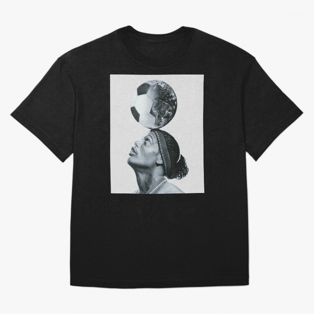 Art Ronaldinho Illustration Oversized T-Shirt Build the FIFA World Cup 2026 USA Canada Mexico Journey through Messi, Neymar and Mbappe Highlights, England and Germany Pride, Game Day Rituals, Football Legends, Country Pride and the Road to the