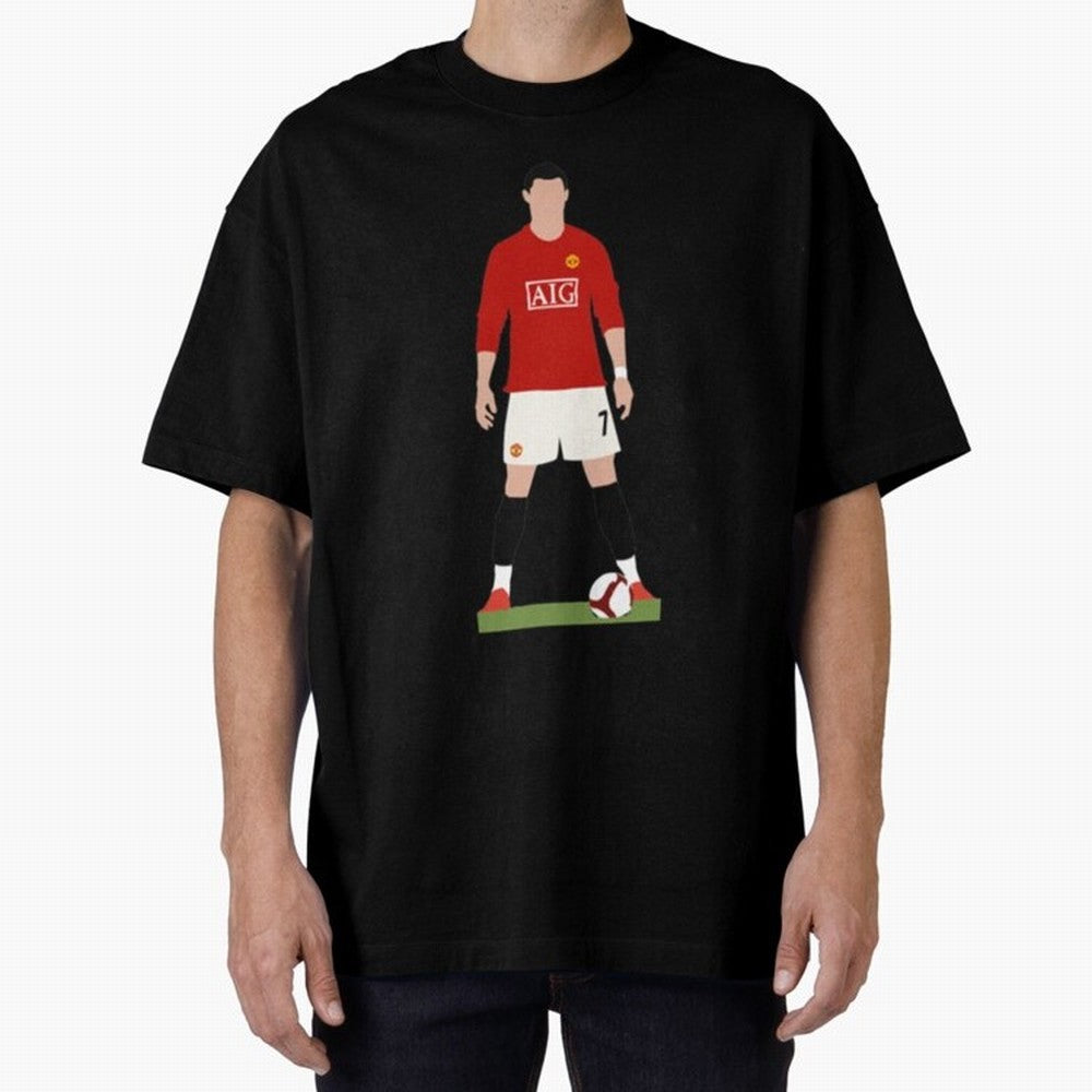 Cristiano Ronaldo Oversized T-Shirt Celebrate the Next Chapter of FIFA World Cup 2026 USA Canada Mexico with Neymar, France and Portugal Energy, Champion Mindset, Group Stage Buzz, Knockout Tension and Passionate Fan Culture; Made for Collectors