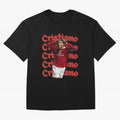 CR7 Oversized T-Shirt Honor the Football Icons of the FIFA World Cup 2026 Journey through Messi, CR7 and Mbappe Highlights, Argentina and Brazil Pride, Supporter Pride, Iconic Celebrations, Legendary Names and Global Match Day Energy; Great for