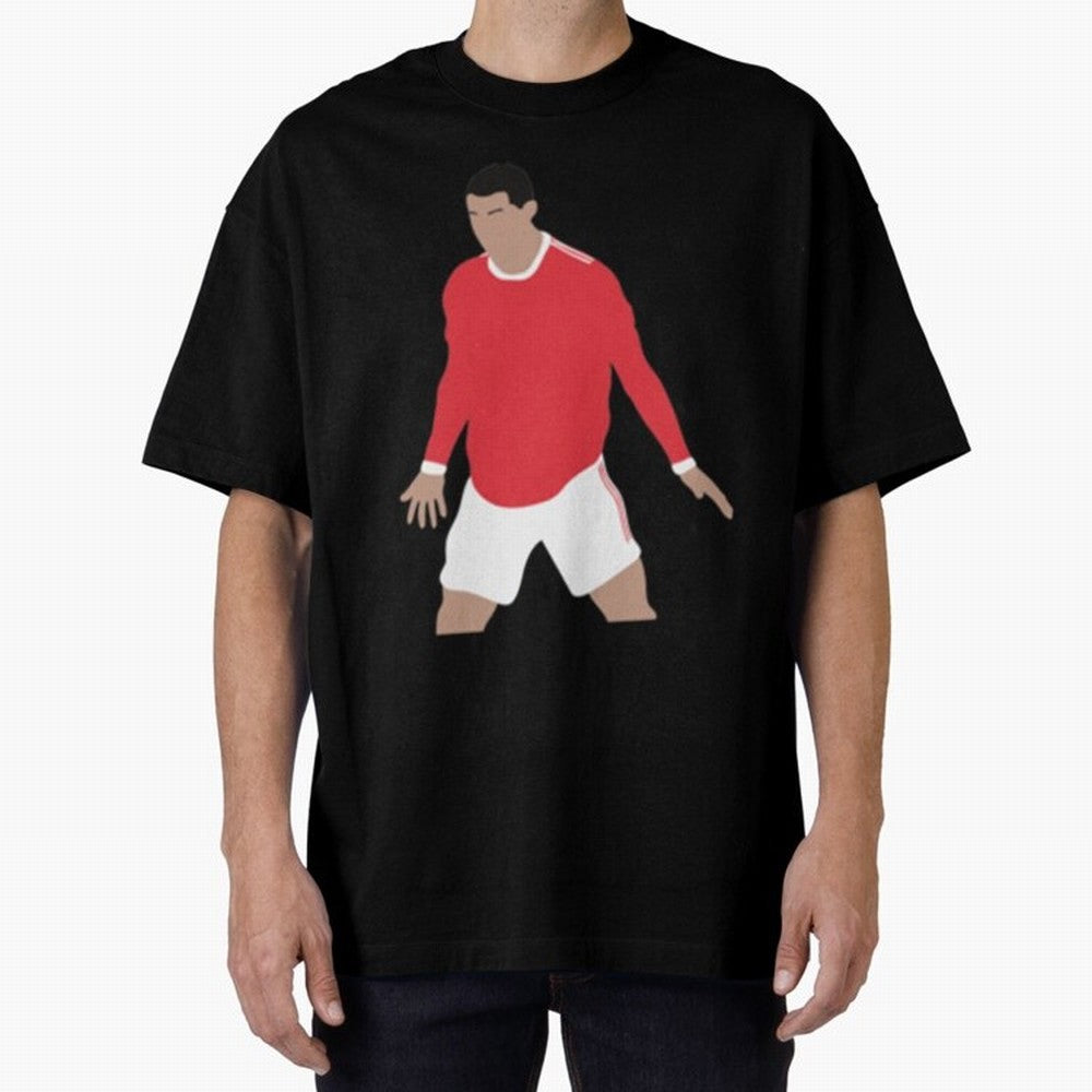 Cristiano Ronaldo Oversized T-Shirt Show Up for the Glory of the FIFA World Cup 2026 Group Stage Journey through Haaland and Mbappe Highlights, Argentina, France and Brazil Pride, Supporter Pride, Iconic Celebrations, Legendary Names and Global