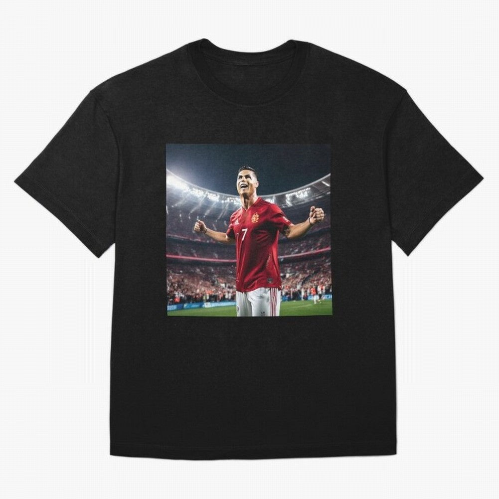 cristiano ronaldo celebrates goal Oversized T-Shirt Showcase FIFA World Cup 2026 Inspired by Messi and Cristiano Ronaldo, Netherlands Energy, Supporter Pride, Iconic Celebrations, Legendary Names and Global Match Day Energy; Created for Match Day