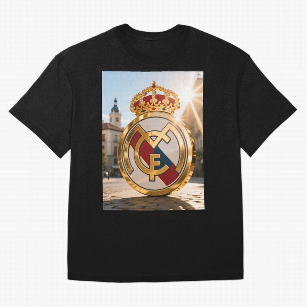 Plaza Sol Real Madrid Oversized T-Shirt Celebrate Rivalries and Pride in FIFA World Cup 2026 USA Canada Mexico Built around Neymar, Brazil Energy, Football Passion, Legendary Performances, Festival Vibes and Supporter Community; Built for