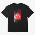 Ronaldo Illustration 003 Oversized T-Shirt Stand with FIFA World Cup 2026 Spirit, Capturing England, France and Netherlands, Messi, CR7 and Mbappe, Match Day Excitement, Supporter Culture, Golden Goals and Global Football Passion; Ideal for