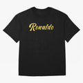 Cristiano Ronaldo Cristiano Ronaldo Oversized T-Shirt Bring a Vintage Feel to Global Football Passion for FIFA World Cup 2026, Celebrating Haaland and Mbappe, Brazil, Vintage Soccer Flavor, Modern Football Stars, National Flags and Final Night