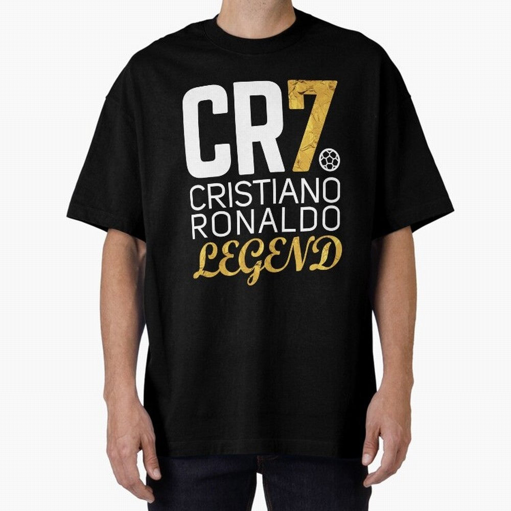 CR7 legend gold Oversized T-Shirt Follow the Road to the FIFA World Cup 2026 USA Canada Mexico Journey through Neymar Highlights, Brazil, Portugal and Argentina Pride, Fan Favorite Moments, National Team Passion, Big Match Drama and Soccer History;