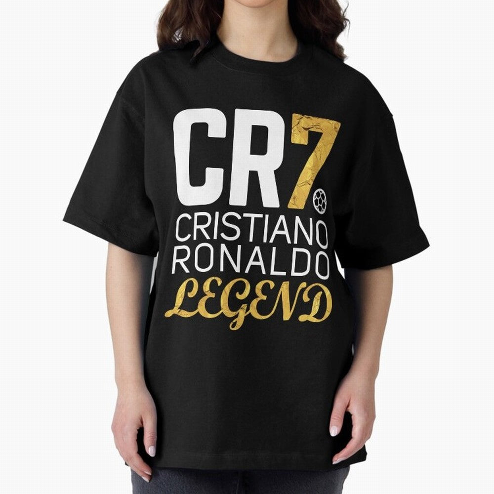 CR7 legend gold Oversized T-Shirt Follow the Road to the FIFA World Cup 2026 USA Canada Mexico Journey through Neymar Highlights, Brazil, Portugal and Argentina Pride, Fan Favorite Moments, National Team Passion, Big Match Drama and Soccer History;