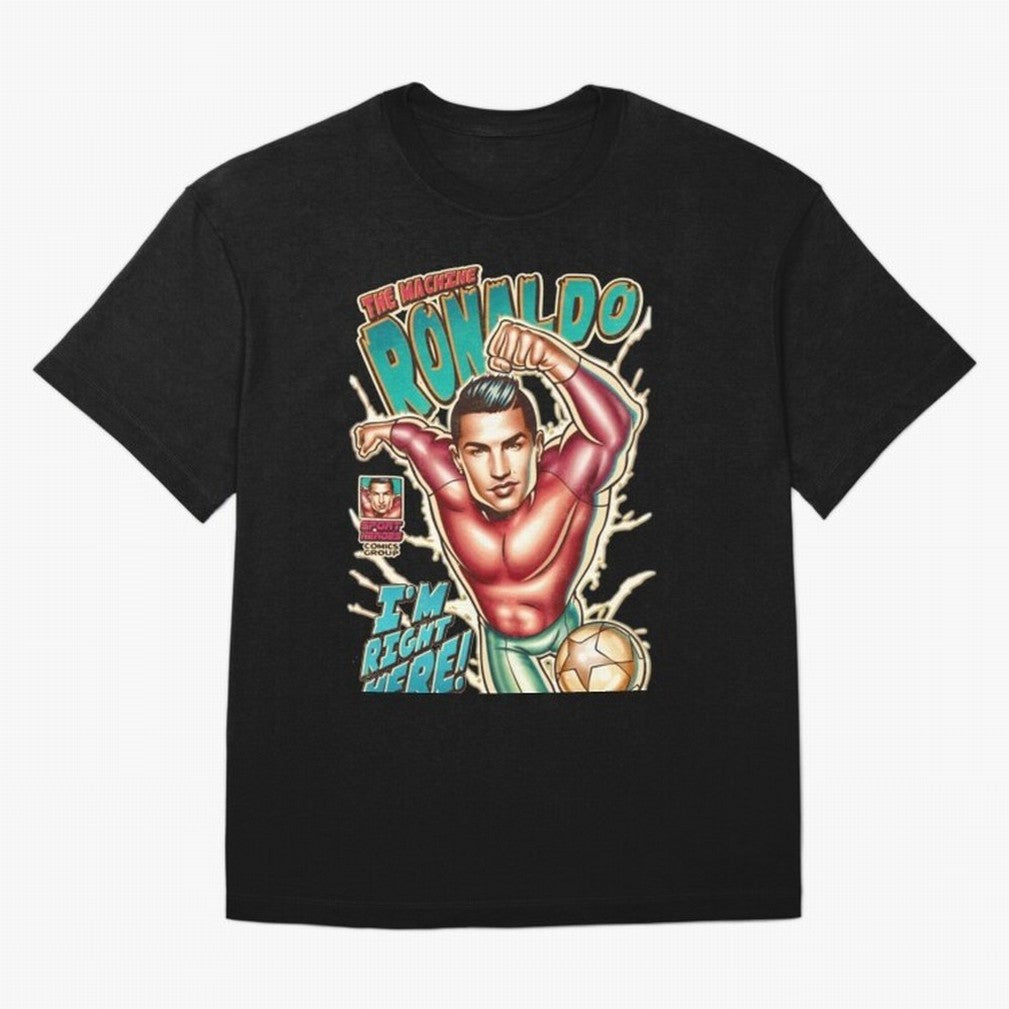 Cristiano Ronaldo The Machine Ronaldo Oversized T-Shirt Bring Global Tournament Vibes to FIFA World Cup 2026 Spirit, Highlighting Netherlands, Cristiano Ronaldo, Supporter Pride, Iconic Celebrations, Legendary Names and Global Match Day Energy;
