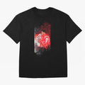 Ronaldo Illustration 002 Oversized T-Shirt Show Championship Spirit for Global Football Passion for FIFA World Cup 2026 Group Stage, Celebrating Cristiano Ronaldo, Haaland and CR7, Spain and Netherlands, Soccer Culture, Superstar Moments, National