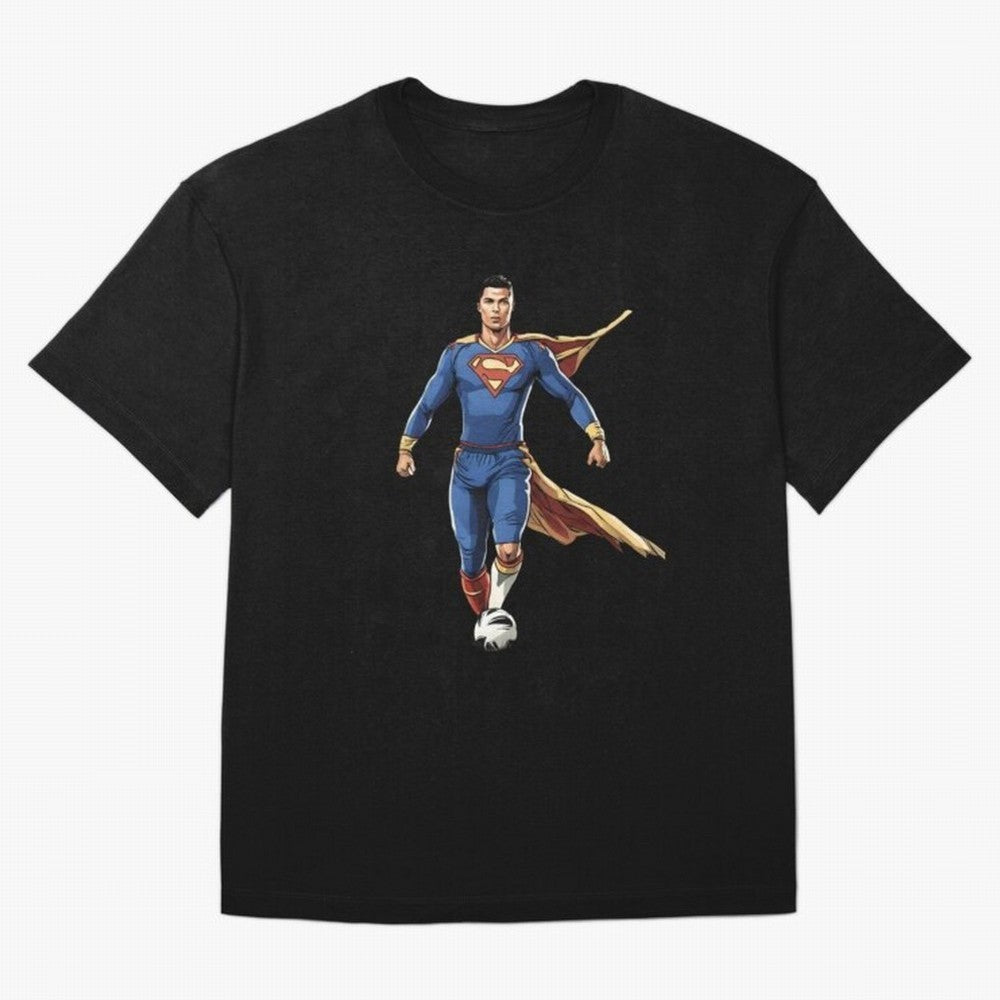 Ronaldo Superhero Oversized T-Shirt Support the Legends of FIFA World Cup 2026 Spirit, Driven by Brazil, Portugal and Argentina, Cristiano Ronaldo, Stadium Memories, Football Loyalty, International Chants and Championship Tradition; Great for Watch