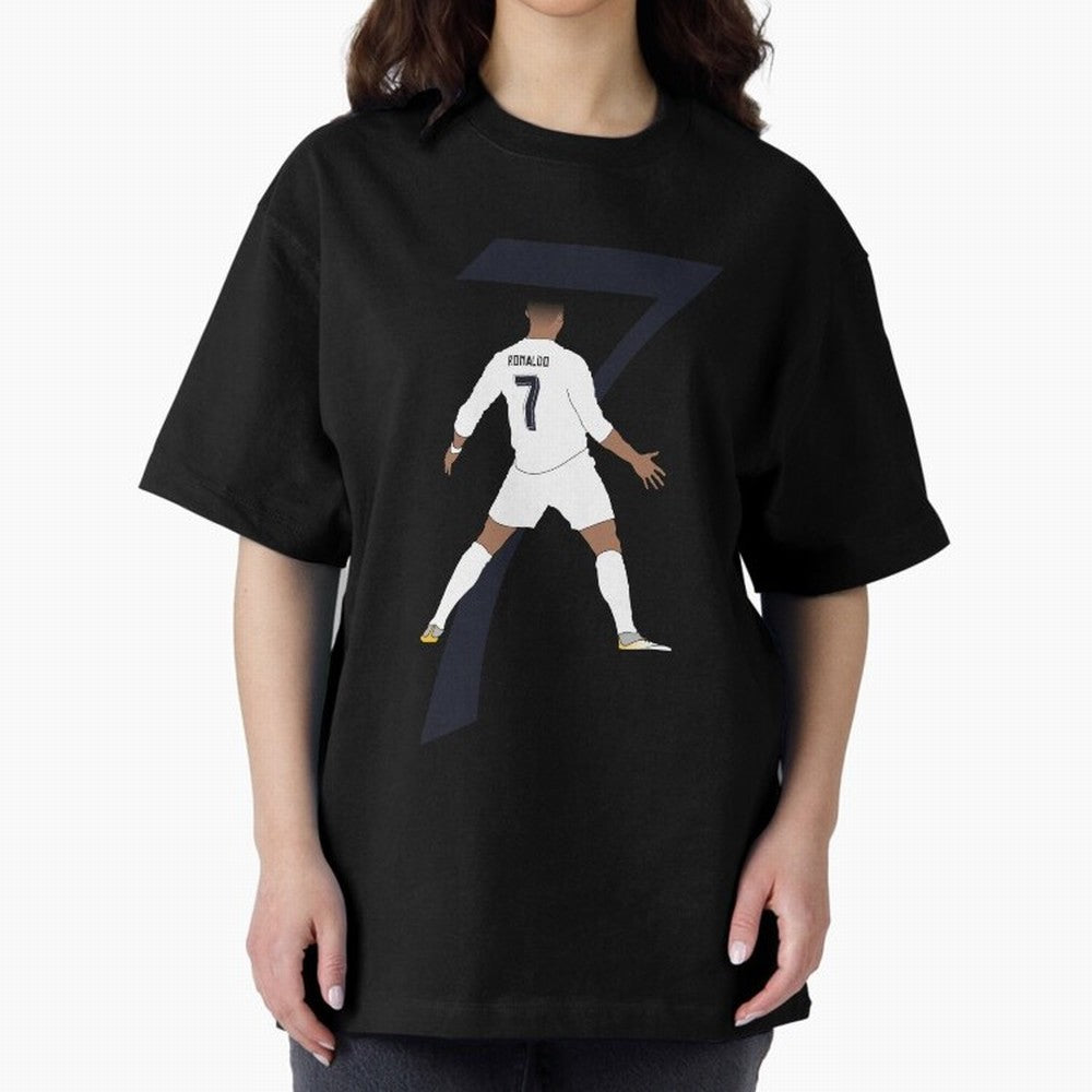 Cristiano Ronaldo #7 Oversized T-Shirt Showcase Match Day Hype around FIFA World Cup 2026 Group Stage, Cristiano Ronaldo, Haaland and CR7, Argentina, France and Brazil, Game Day Rituals, Football Legends, Country Pride and the Road to the Final;