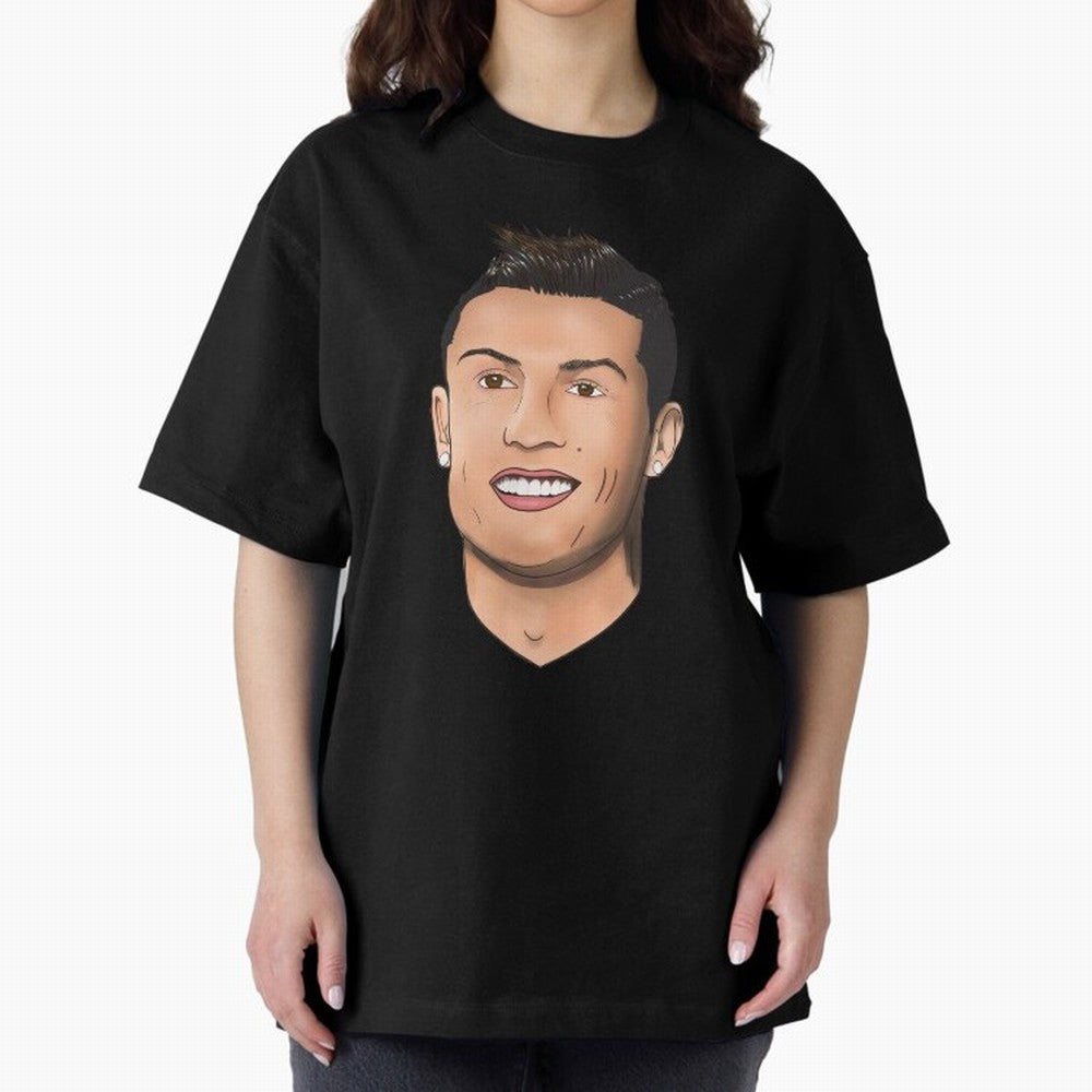 Cristiano Ronaldo Oversized T-Shirt Represent the Passion of FIFA World Cup 2026 Group Stage Celebrating Neymar, Haaland and Cristiano Ronaldo, England, France and Netherlands Energy, Match Day Excitement, Supporter Culture, Golden Goals and Global
