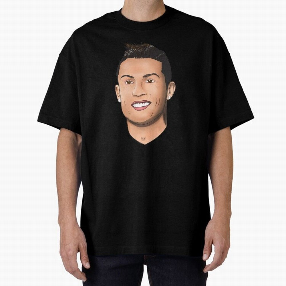 Cristiano Ronaldo Oversized T-Shirt Represent the Passion of FIFA World Cup 2026 Group Stage Celebrating Neymar, Haaland and Cristiano Ronaldo, England, France and Netherlands Energy, Match Day Excitement, Supporter Culture, Golden Goals and Global