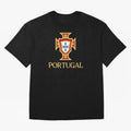 Portugal Gold Alt 3 Oversized T-Shirt Bring FIFA World Cup 2026 Capturing Messi, CR7 and Mbappe, England Energy, Vintage Soccer Flavor, Modern Football Stars, National Flags and Final Night Emotion; Great for Supporters Who Love Legendary Players,