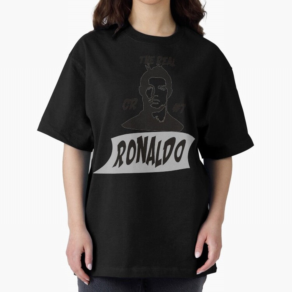The Real Ronaldo Oversized T-Shirt Back the Journey through the FIFA World Cup 2026 Group Stage Journey through Haaland Highlights, Argentina Pride, Tournament Hype, Historic Matchups, Family Viewing Parties and Global Sports Pride; Perfect for