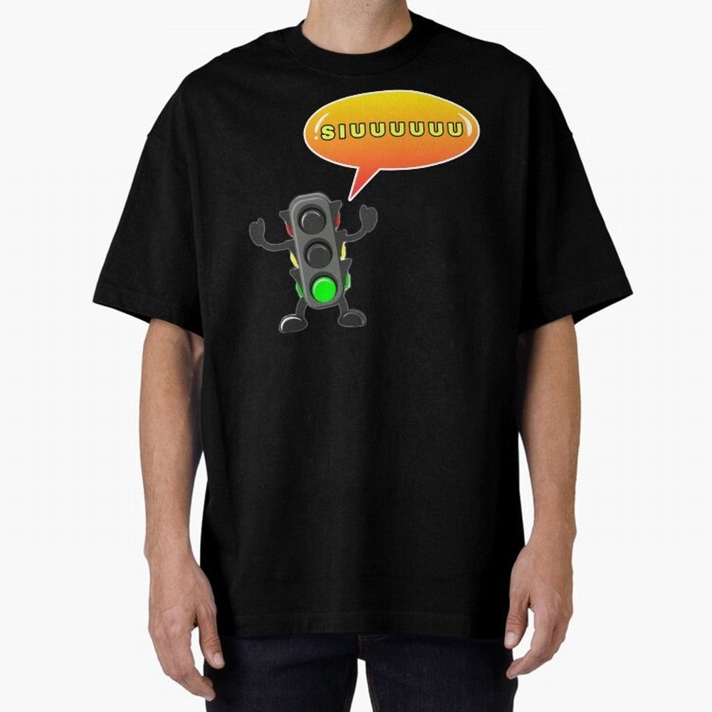 traffic light Siuuu Cristiano ronaldo goal Oversized T-Shirt Honor FIFA World Cup 2026 USA Canada Mexico Celebrating Messi, Brazil Energy, Champion Mindset, Group Stage Buzz, Knockout Tension and Passionate Fan Culture; Perfect for Supporters Who