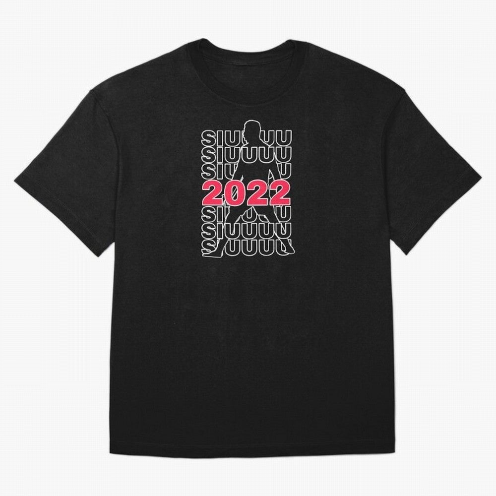 Siuuu 2022 Cristiano ronaldo goal Oversized T-Shirt Back the Journey through Global Football Passion for FIFA World Cup 2026 Group Stage, Highlighting Neymar, Haaland and Cristiano Ronaldo, Spain, Sports Nostalgia, International Competition, Famous