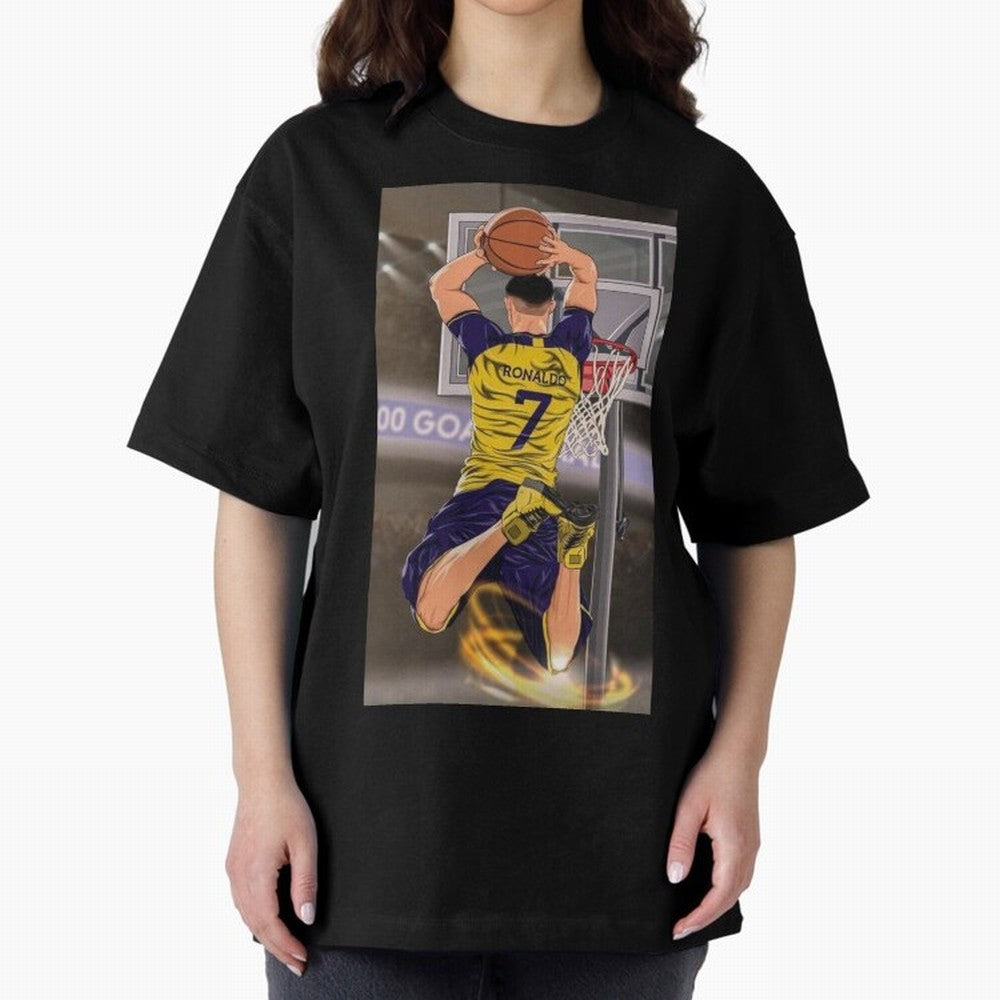 cr7 Oversized T-Shirt Relive Global Football Passion for FIFA World Cup 2026 Group Stage, Made for Neymar, Brazil, Champion Mindset, Group Stage Buzz, Knockout Tension and Passionate Fan Culture; Great for Watch Parties, Sports Bars, Family Nights,