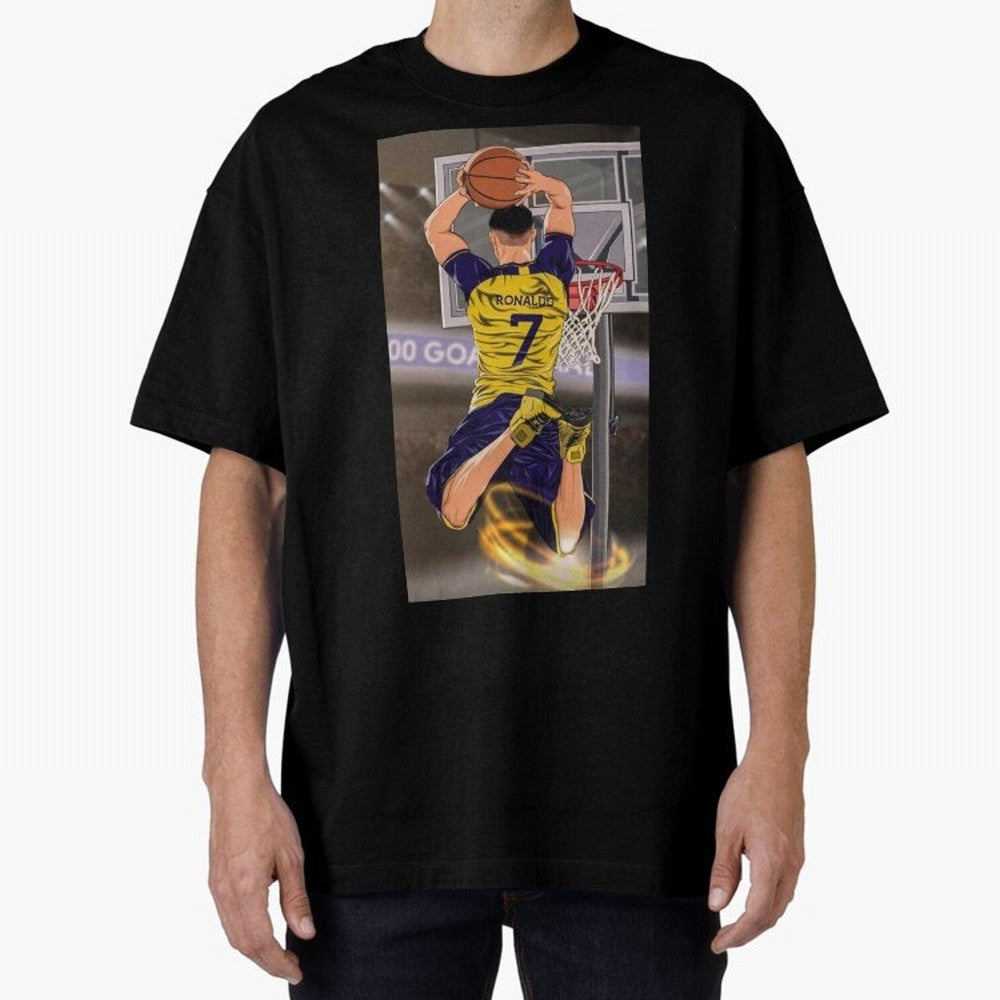 cr7 Oversized T-Shirt Relive Global Football Passion for FIFA World Cup 2026 Group Stage, Made for Neymar, Brazil, Champion Mindset, Group Stage Buzz, Knockout Tension and Passionate Fan Culture; Great for Watch Parties, Sports Bars, Family Nights,