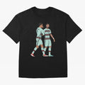 Cristiano Ronaldo & Bruno Fernandes Portugal Oversized T-Shirt Share Global Football Passion for FIFA World Cup 2026, Filled with Haaland, Netherlands, Goal Celebration Energy, Supporter Heritage, Football Icons and Worldwide Tournament Joy; Made
