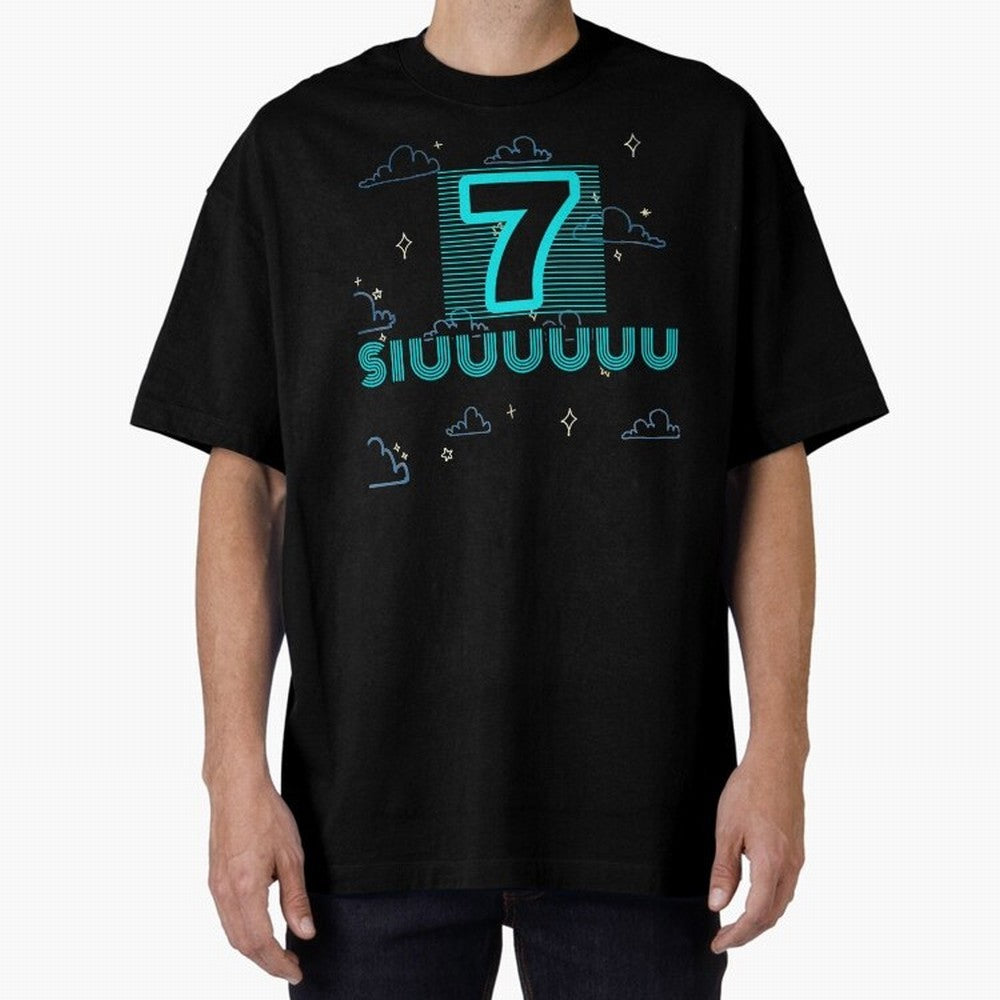 Siuuuuu 7 Cristiano ronaldo Oversized T-Shirt Honor Football Greatness during FIFA World Cup 2026 USA Canada Mexico Made for Neymar, Haaland and Cristiano Ronaldo, Netherlands Energy, Tournament Hype, Historic Matchups, Family Viewing Parties and