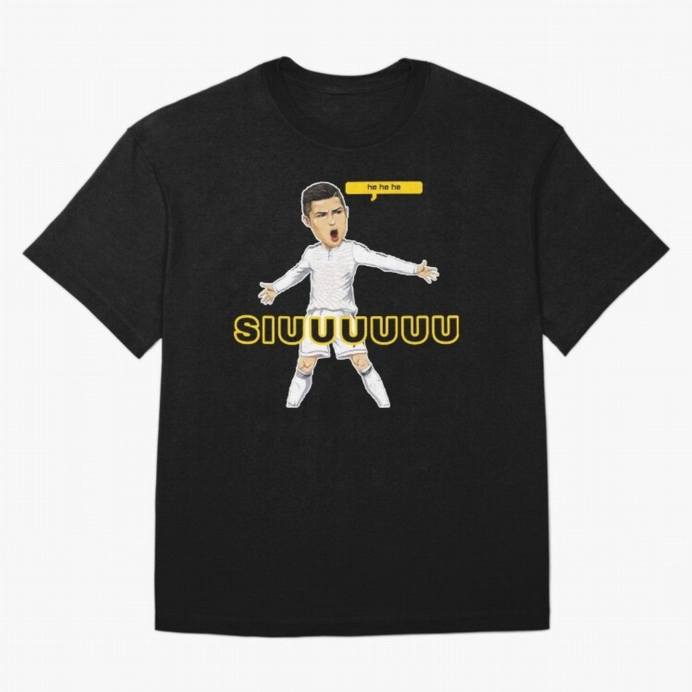hehehe suiii cristiano ronaldo goal Oversized T-Shirt Celebrate Football Heritage in Global Football Passion for FIFA World Cup 2026 Group Stage, Celebrating Haaland and Mbappe, England, France and Netherlands, Vintage Soccer Flavor, Modern