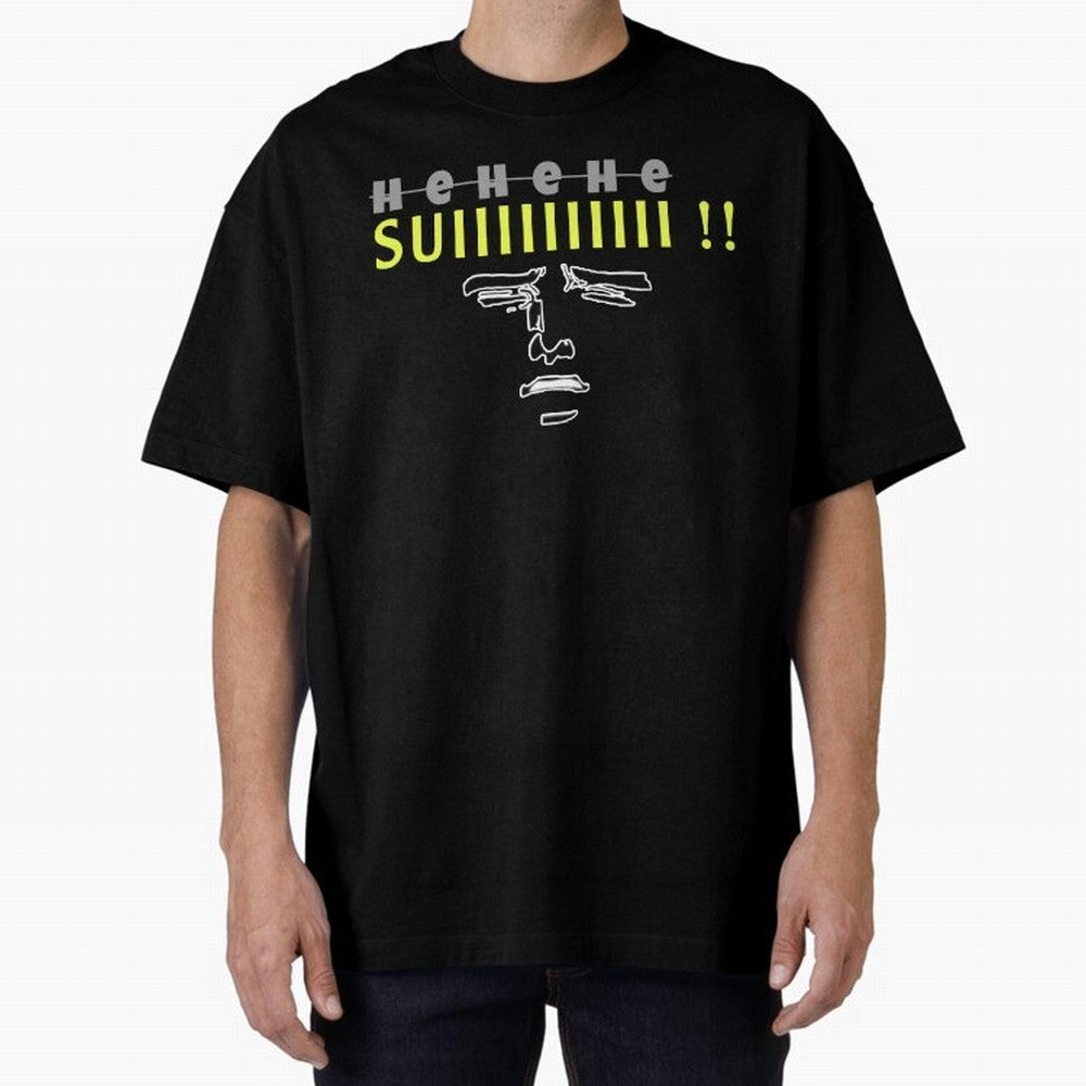 Hehehe siuuu CR7 goal Oversized T-Shirt Enjoy the Biggest Football Party of FIFA World Cup 2026 Group Stage with Haaland, England and Germany Energy, Worldwide Fan Energy, Dramatic Goals, Stadium Lights and Championship Celebrations; Ideal for