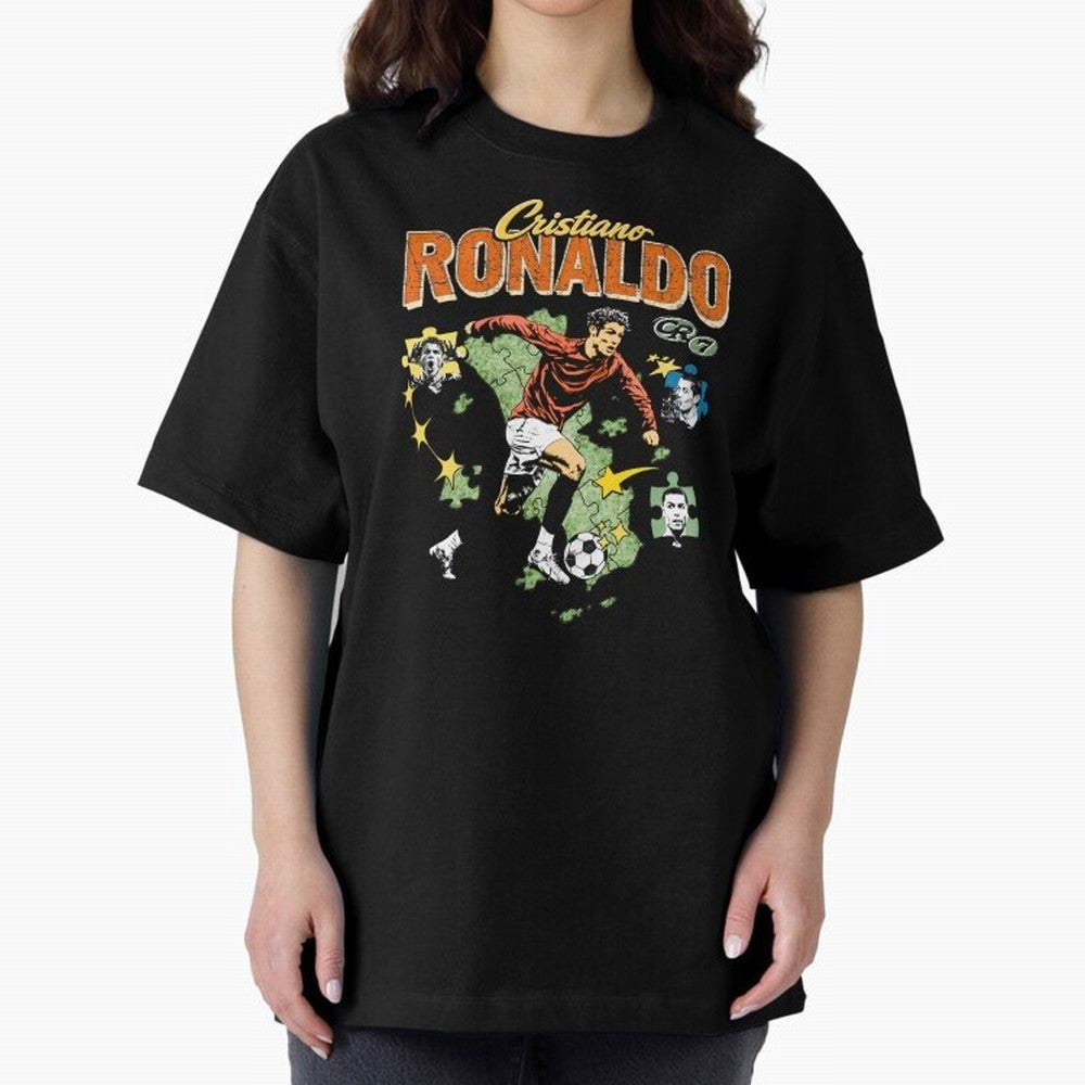 CR7 Cristiano Ronaldo Vintage Oversized T-Shirt Celebrate National Team Dreams in the FIFA World Cup 2026 Journey through Messi and Cristiano Ronaldo Highlights, Netherlands Pride, Classic Soccer Heritage, Championship Pressure, Fan Loyalty and
