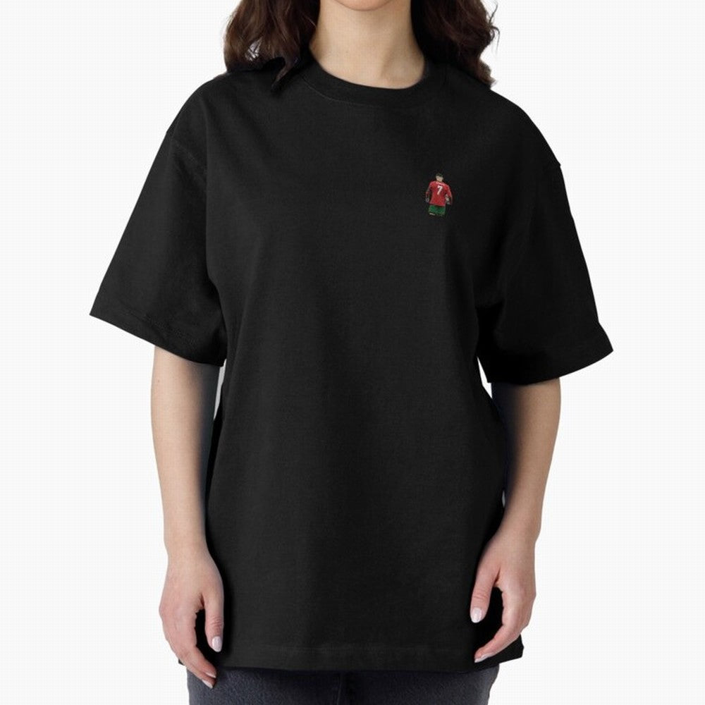 Cristiano Ronaldo CR7 Oversized T-Shirt Remember Iconic Moments from the FIFA World Cup 2026 USA Canada Mexico Journey through Mbappe Highlights, Netherlands Pride, Championship Spirit, Famous Goals, Roaring Crowds and International Football Unity;